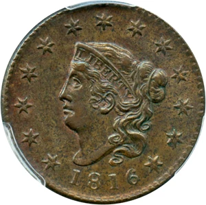 image for: 1816 1c PCGS MS63 BN