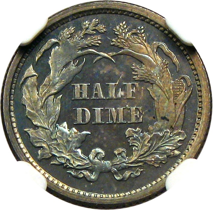image for: 1868 H10c NGC Proof 65