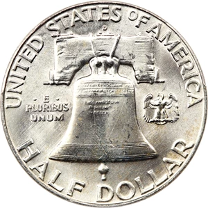 image for: 1963-D 50c PCGS MS66
