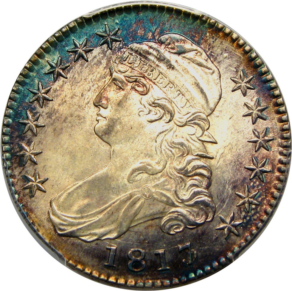 image for: 1817/3 50c PCGS MS63