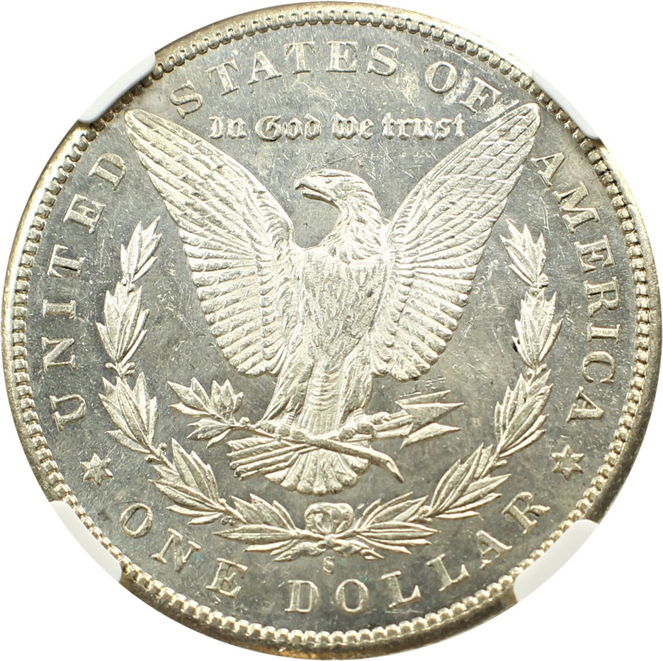 image for: 1898-S $1 NGC MS62 PL