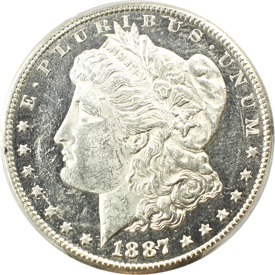 image for: 1887-S $1 PCGS MS62 PL