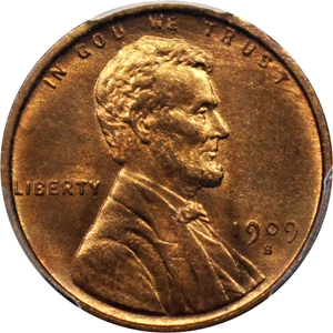 image for: 1909-S Lincoln 1c PCGS/CAC MS66 RB