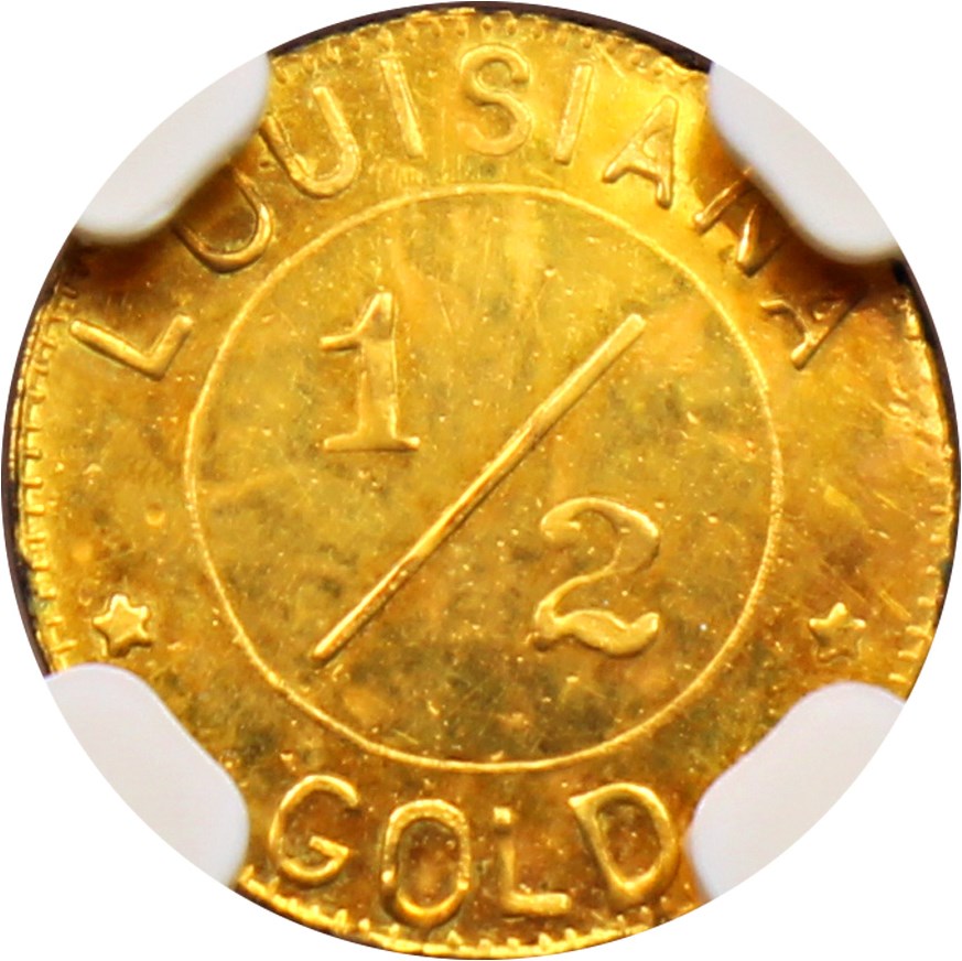image for: 1904 Louisiana Purchase Expo Gold Token 1/2 Gold Token NGC MS64 PL