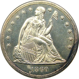 image for: 1860 $1 NGC Proof 64