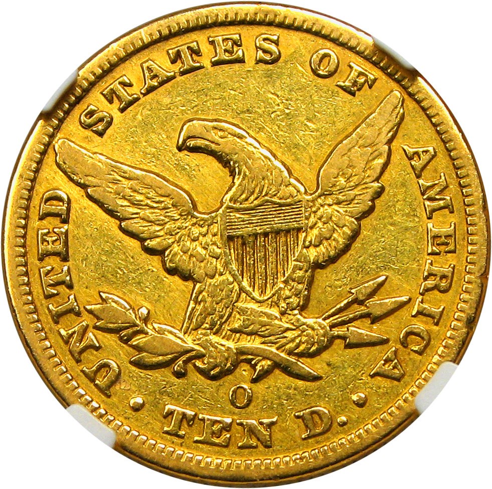 image for: 1849-O $10 NGC XF40