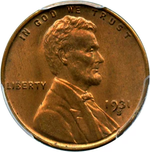 image for: 1931-S 1c PCGS/CAC MS65 RB