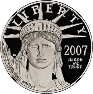 image for: 2007-W Platinum Eagle $100 NGC Proof 70 UCAM