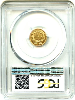 image for: 1874 G$1 PCGS AU Detail (Tooled)