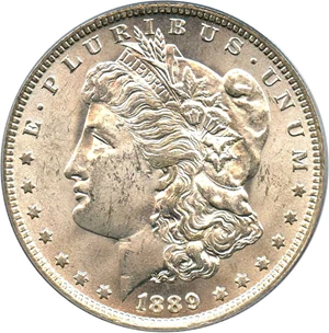 image for: 1889-O $1 PCGS MS63 (VAM-6, Doubled Date)