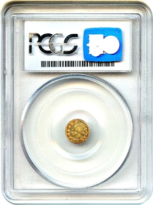 image for: 1881 Cal. Gold 25c PCGS MS64 (BG-887)