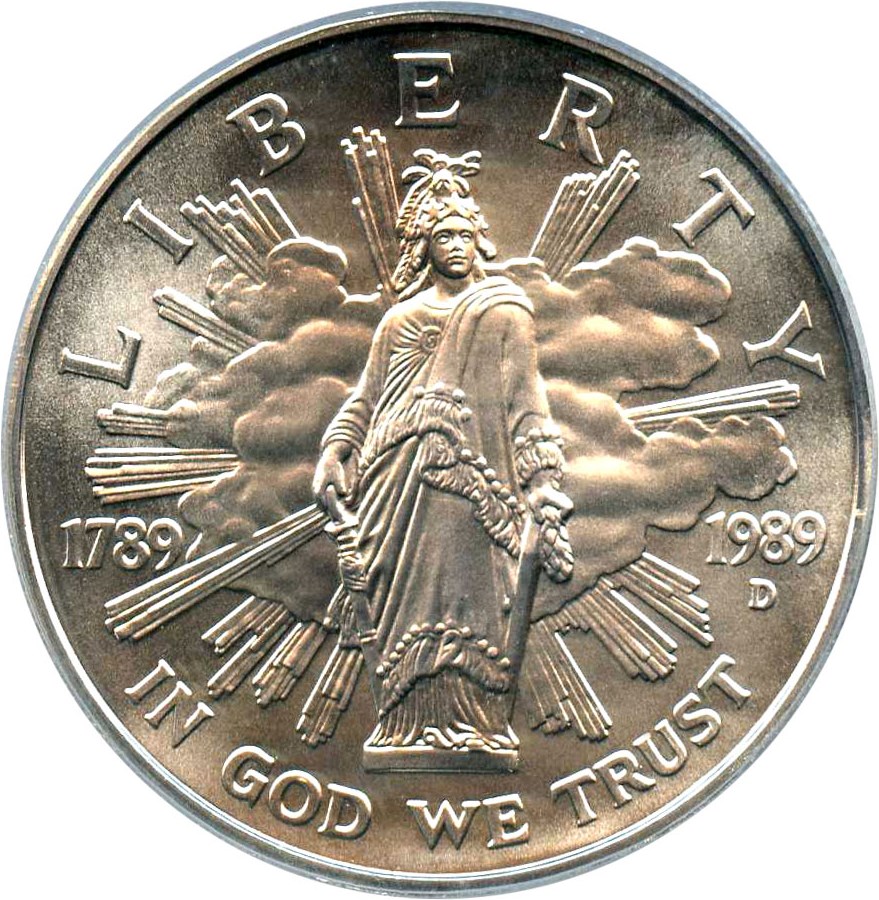 image for: 1989-D Congress $1 PCGS MS69