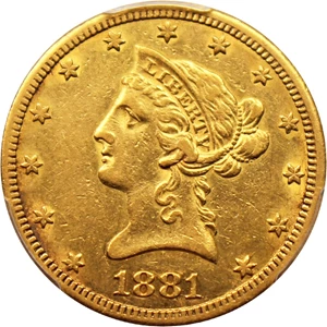 image for: 1881-CC $10 PCGS XF45