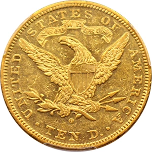 image for: 1882-O $10 PCGS AU55
