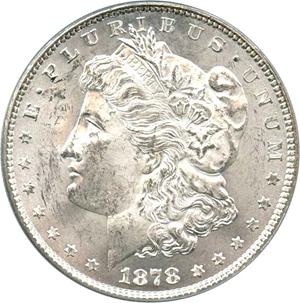 image for: 1878 7/8TF $1 PCGS/CAC MS63 (Strong, VAM-37, 7/4)
