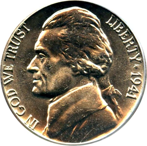 image for: 1941 5c PCGS MS66