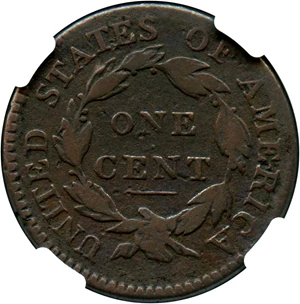 image for: 1814 1c NGC VG Details (S-294, Corrosion, Crosslet 4)