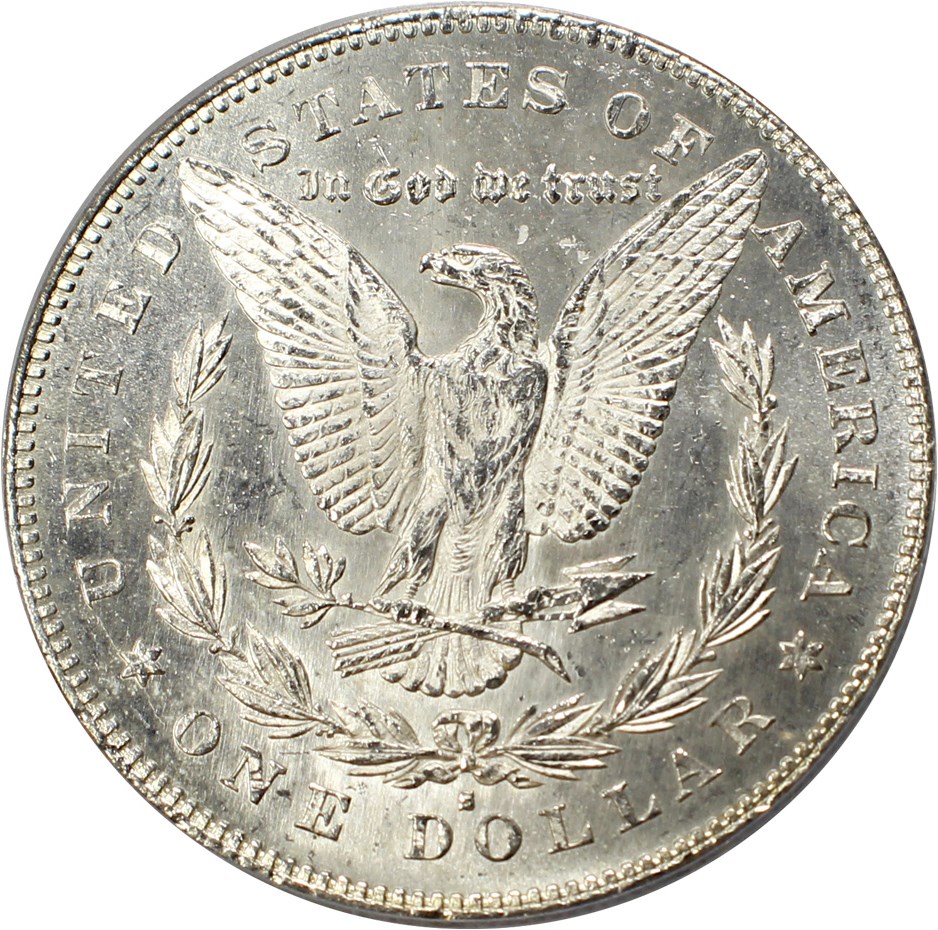 image for: 1879-S $1 PCGS/CAC MS62 (VAM-43, Reverse of 1878)
