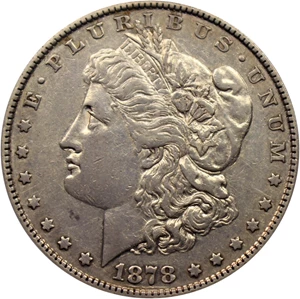 image for: 1878 8TF $1 PCGS/CAC XF45 (VAM-14.5, Open Nostril)