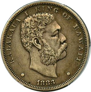 image for: 1883 $1 Hawaii PCGS XF40