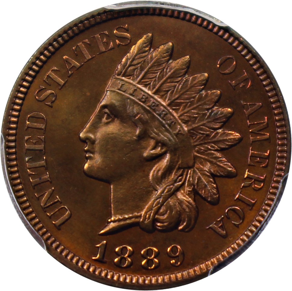 image for: 1889 1c PCGS/CAC Proof 65 RB