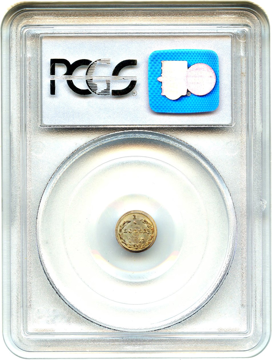 image for: 1867 Cal. Gold 25c PCGS MS65 (BG-805)