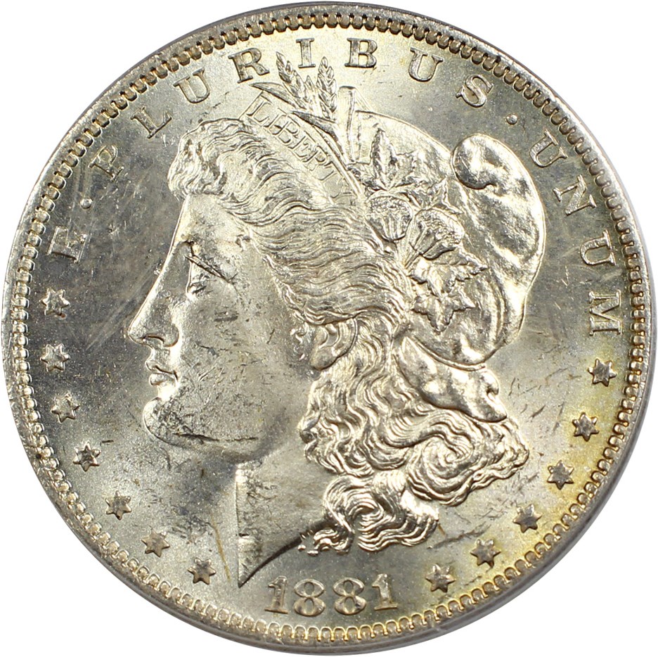image for: 1881-O $1 PCGS/CAC MS63 (VAM-5, O/O)