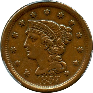 image for: 1857 1c PCGS XF40 (Large Date)