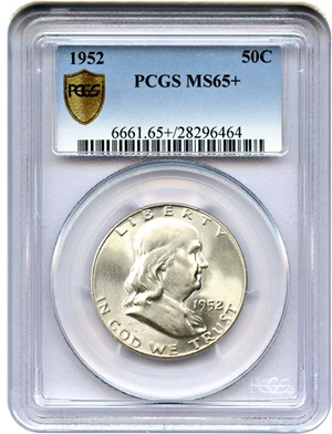 image for: 1952 50c PCGS MS65+
