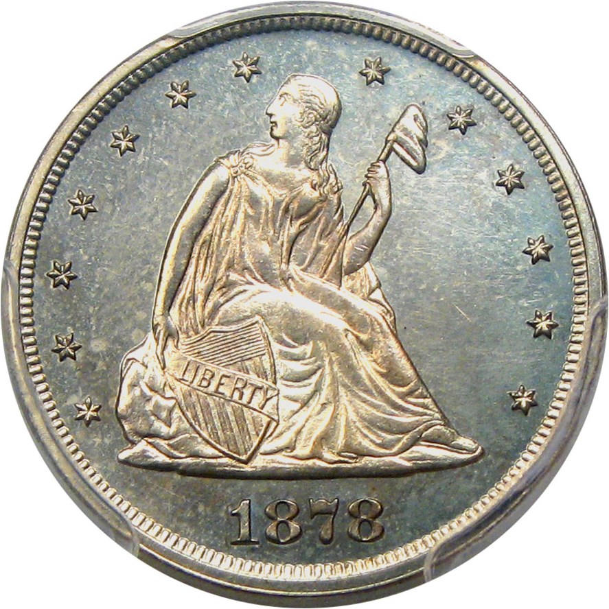 image for: 1878 20c PCGS Proof 64