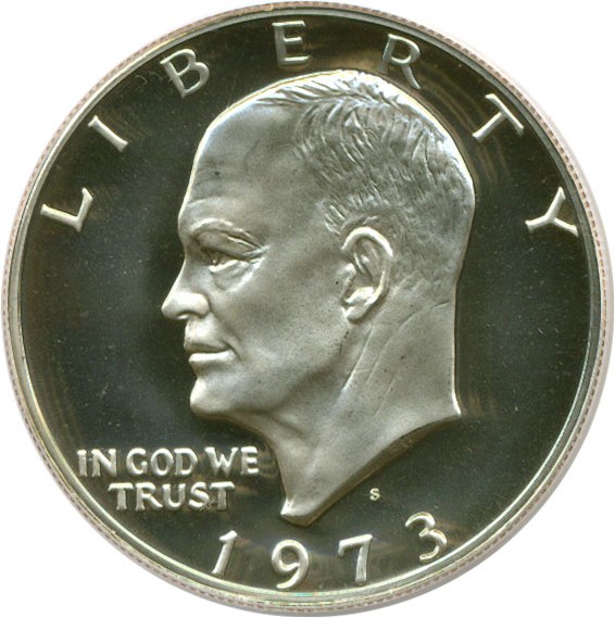 image for: 1973-S $1 Clad PCGS Proof 69  DCameo