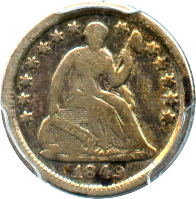 image for: 1849-O H10c PCGS F12