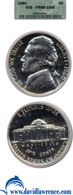 image for: 1960 5c ICG Proof 69 Cameo
