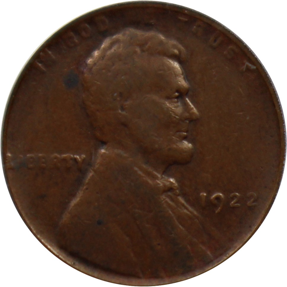 image for: 1922-D 1c PCGS VF25 BN (Weak D, Die Pair #4)