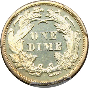 image for: 1875 10c PCGS Proof 64