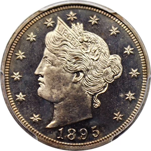 image for: 1895 5c PCGS Proof 65 CAM