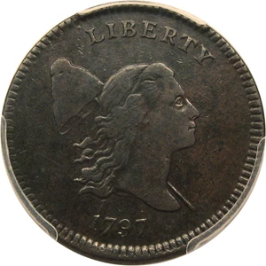 image for: 1797 1/2c PCGS VF35 (1 Above 1)