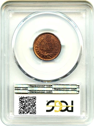 image for: 1864-L 1c PCGS/CAC MS66 RB (L on Ribbon)