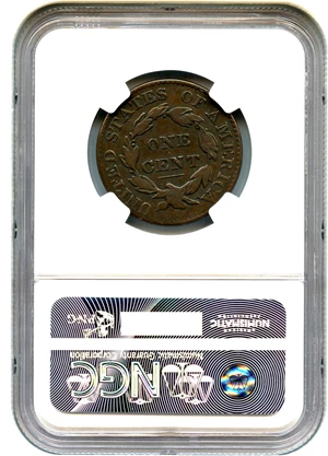 image for: 1826 1c NGC Fine Details (Obv Corrosion)