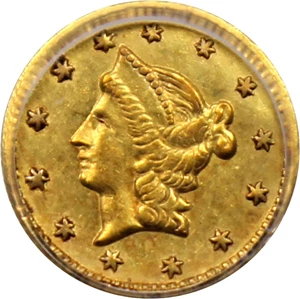 image for: 1853 Cal. Gold 50c PCGS AU58 (BG-430, OGH)