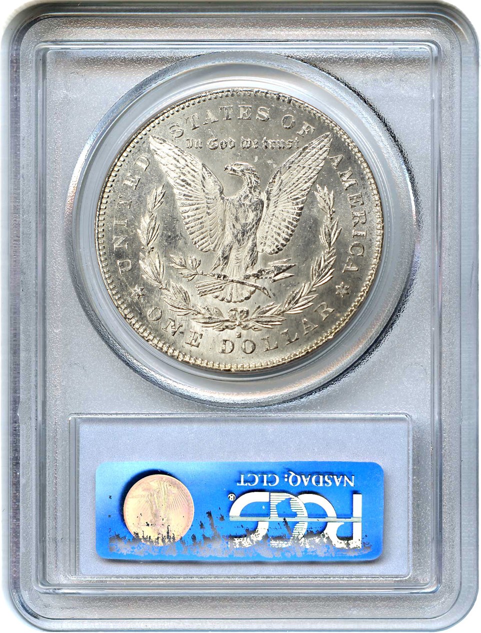 image for: 1879-S $1 PCGS/CAC MS62 (VAM-43, Reverse of 1878)