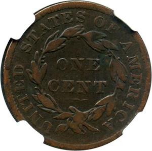 image for: 1834 1c NGC VF20 (Large 8, Small Stars, Medium Letters)