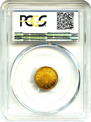 image for: C.Bechtler G$1 PCGS/CAC MS61 (30GR)