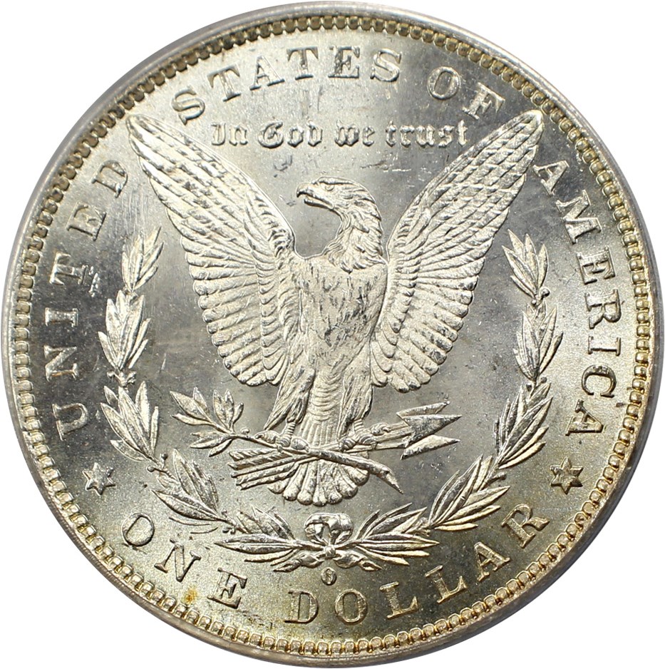 image for: 1881-O $1 PCGS/CAC MS63 (VAM-5, O/O)
