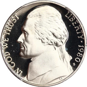 image for: 1980-S 5c PCGS Proof 69 DCAM