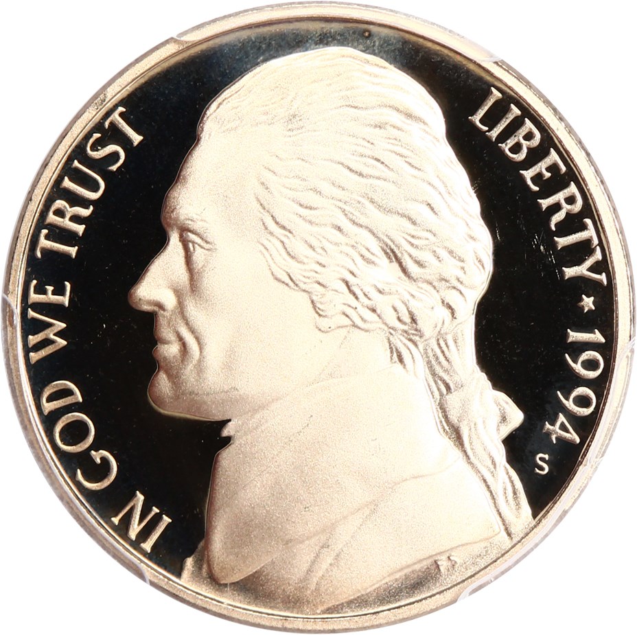 image for: 1994-S 5c PCGS Proof 69 DCAM