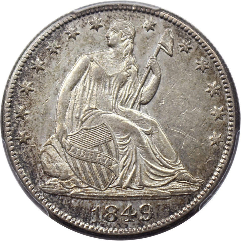 image for: 1849-O 50c PCGS AU53