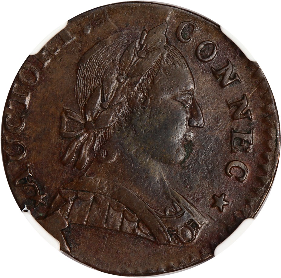 image for: 1788 Connecticut NGC XF40 BN (Mailed Bust Right)