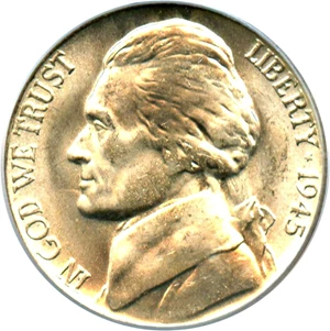 image for: 1945-P 5c PCGS MS66