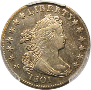 image for: 1801 10c PCGS AU55